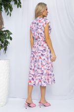 Платье Весенний луг (сиреневый мультиколор) П13216-3М LT Collection
