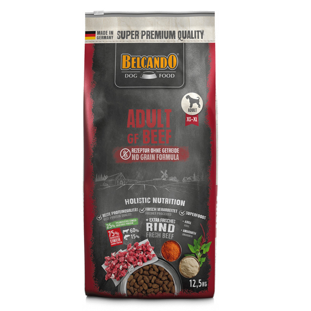 Сухой корм Belcando Adult GF говядина 12,5 кг