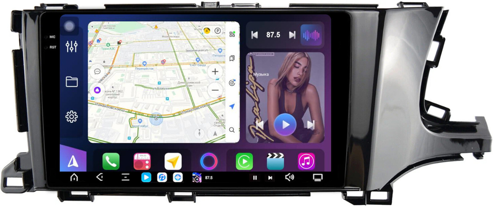 Магнитола для Honda Shuttle 2 2015-2023 - FarCar XXL9-9517 монитор 9.5" 2K QLED на Android 14, TS20, 8+256Гб, CarPlay, 4G SIM-слот