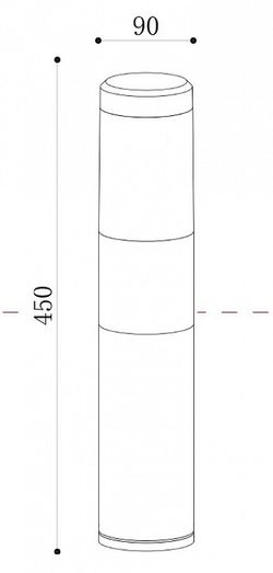Наземный низкий светильник Maytoni Koln O590FL-L8B4K