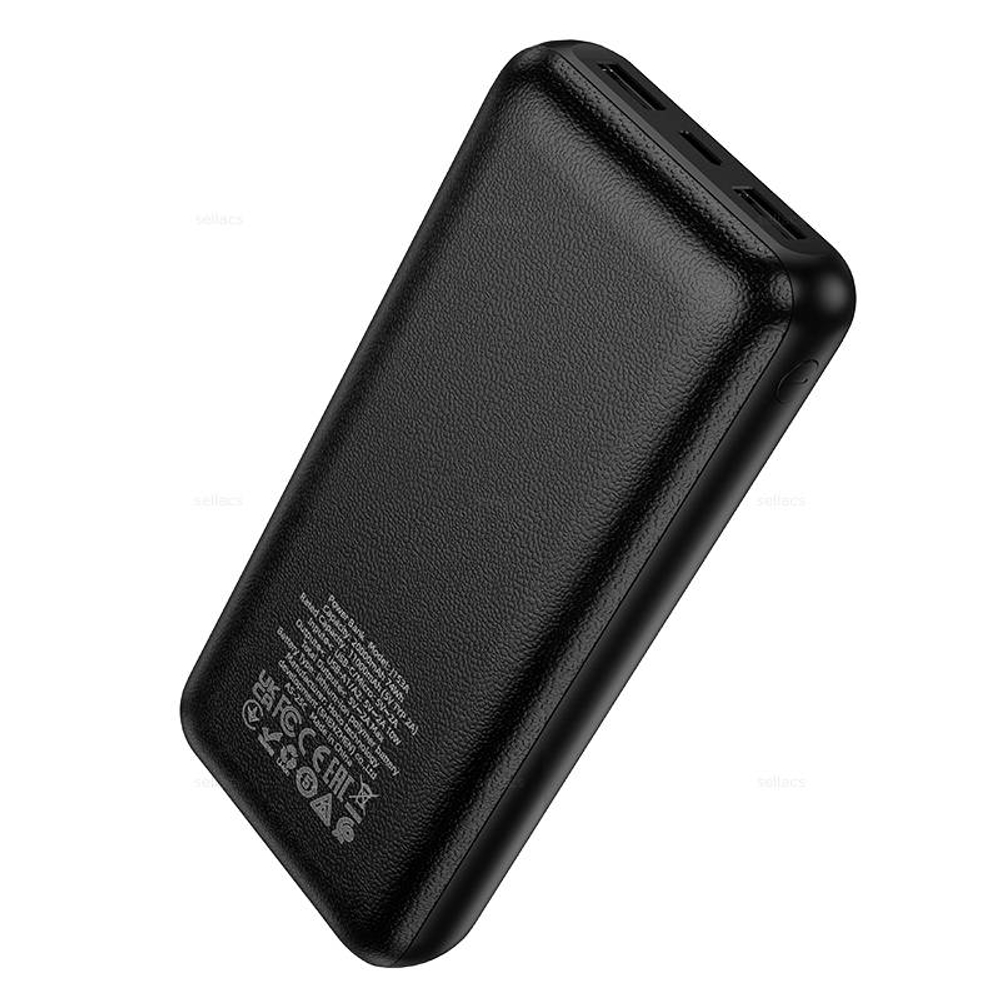 Портативный аккумулятор Hoco J153A 20000mAh (black) (Краснодар склад)