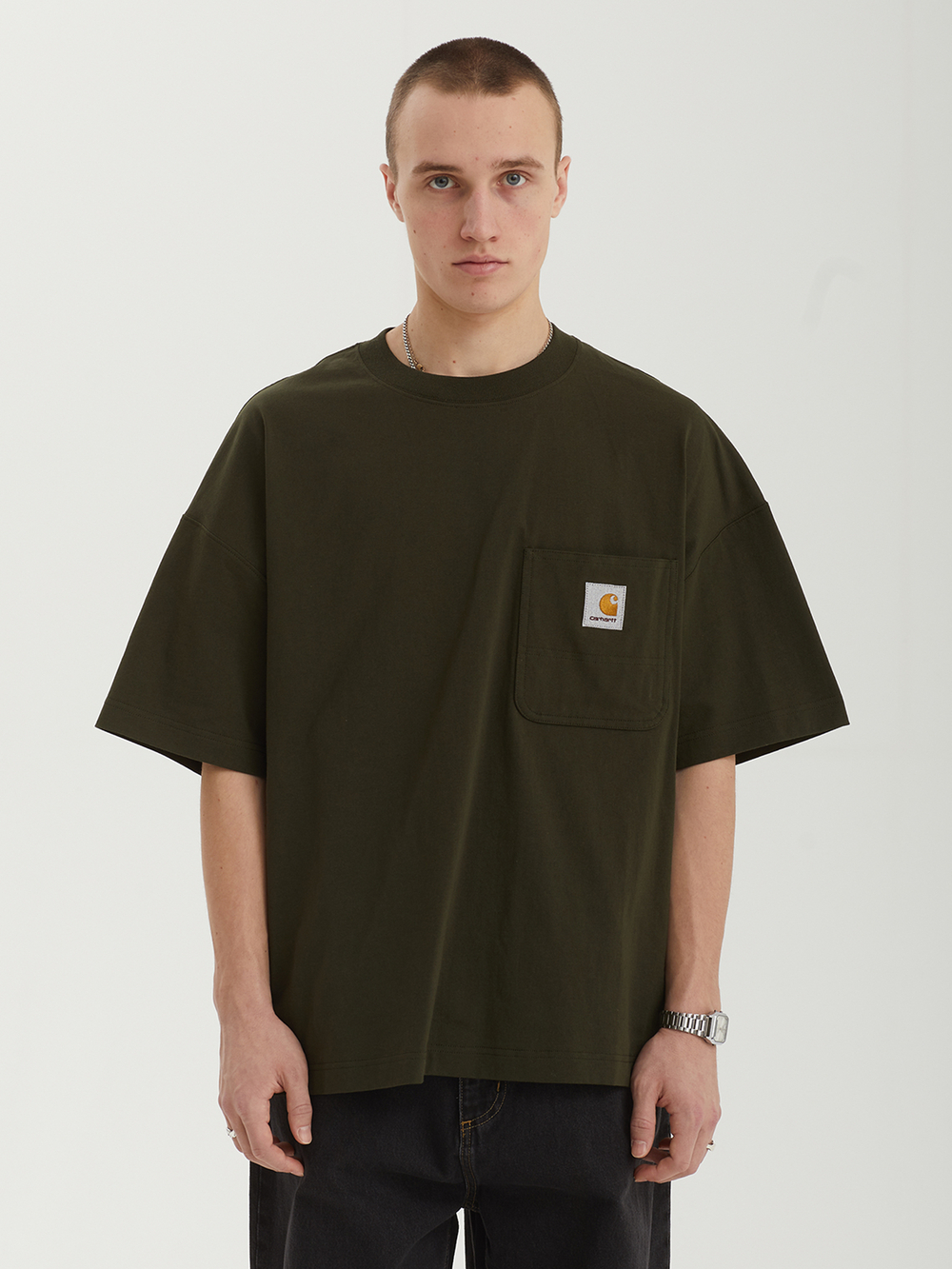 Мужская Футболка Classic Work Pocket