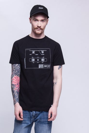 Футболка ЗАПОРОЖЕЦ Skate Deep Black