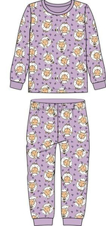 Пижама для девочки р.92-52 сиреневый