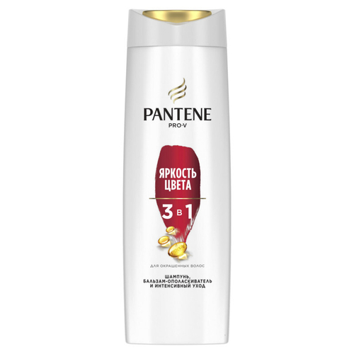 Pantene Шампунь для волос 3в1 Яркость цвета 360 мл (73282)
