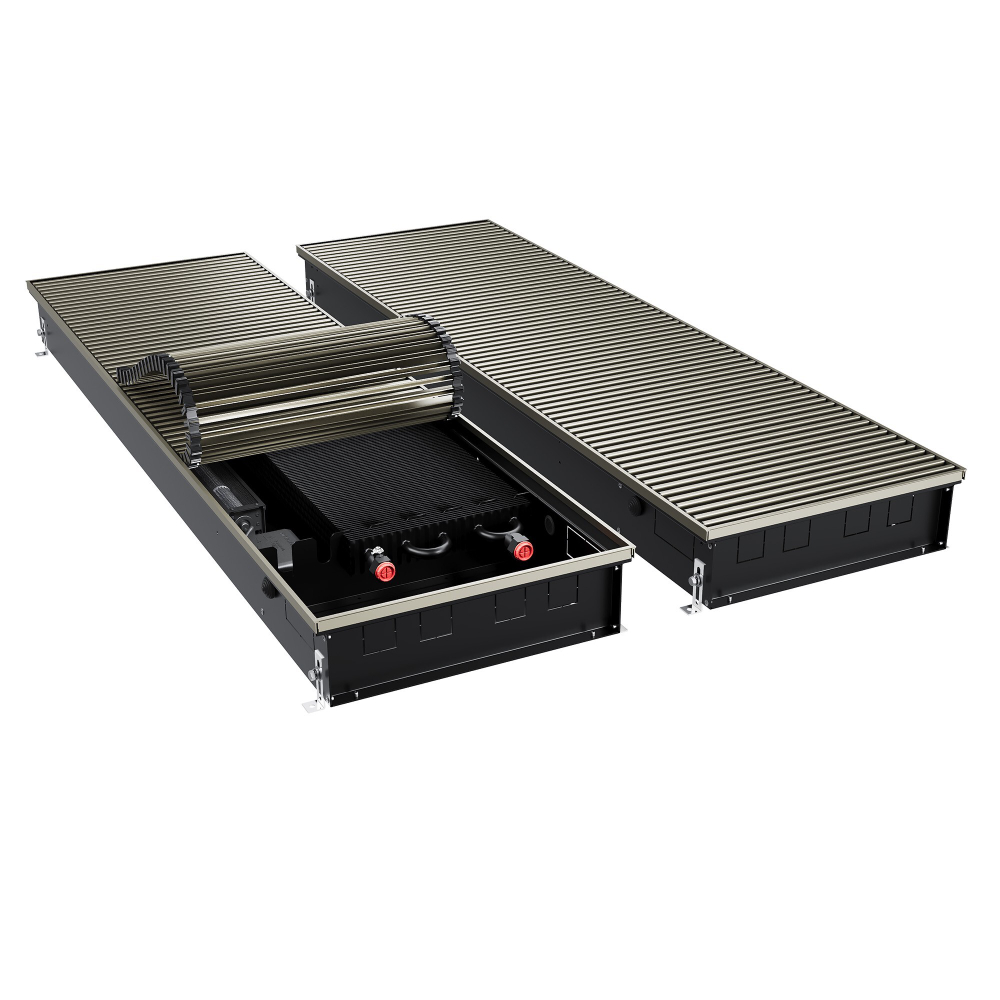 Конвектор внутрипольный Royal Thermo ATRIUM TURBO-110/400/1400-DG-U-LB