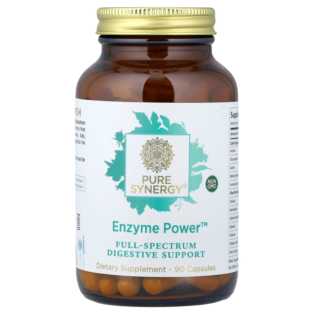 Pure Synergy, Enzyme Power ™, 90 капсул
