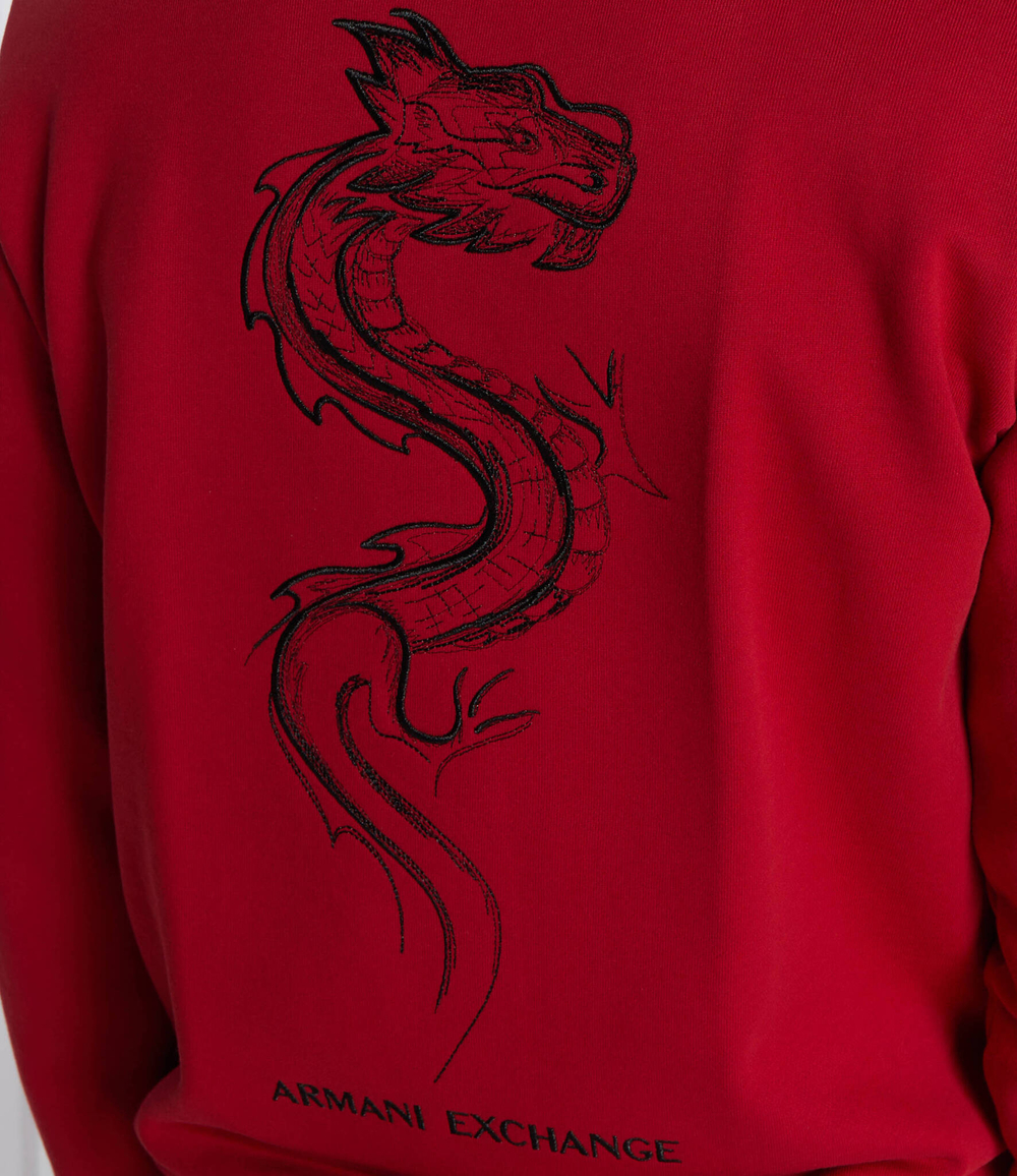 Худи Armani Exchange - красный(3DZMDG ZJ4XZ)