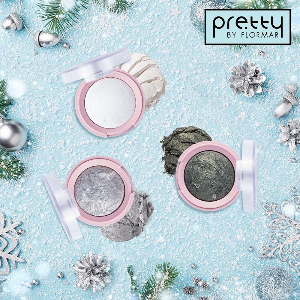 Pretty by Flormar. Запеченные тени для век Stars Baked Eye Shadow