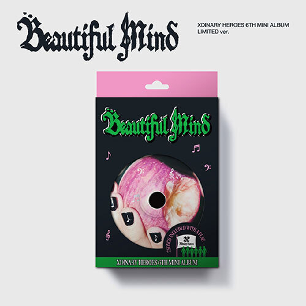 Альбом Xdinary Heroes - 6nd Mini Album Beautiful Mind (LIMITED ver.) (Уценка)