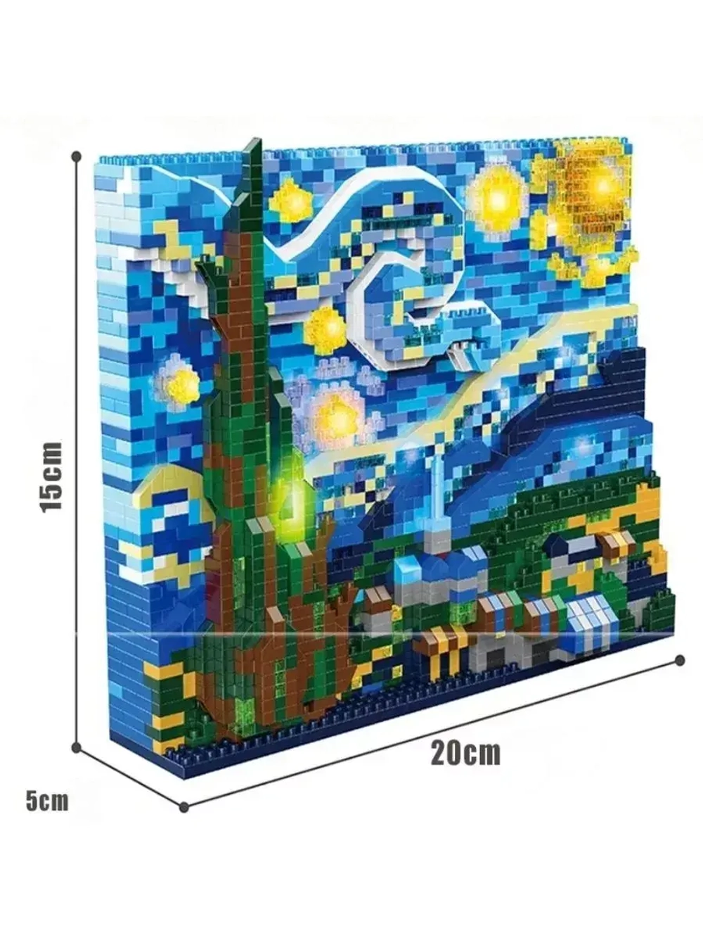 Конструктор Винсент Ван Гог Звездная ночь 2320 деталей