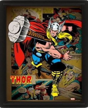 3D картина Marvel Comics: Thor Hammer Тор