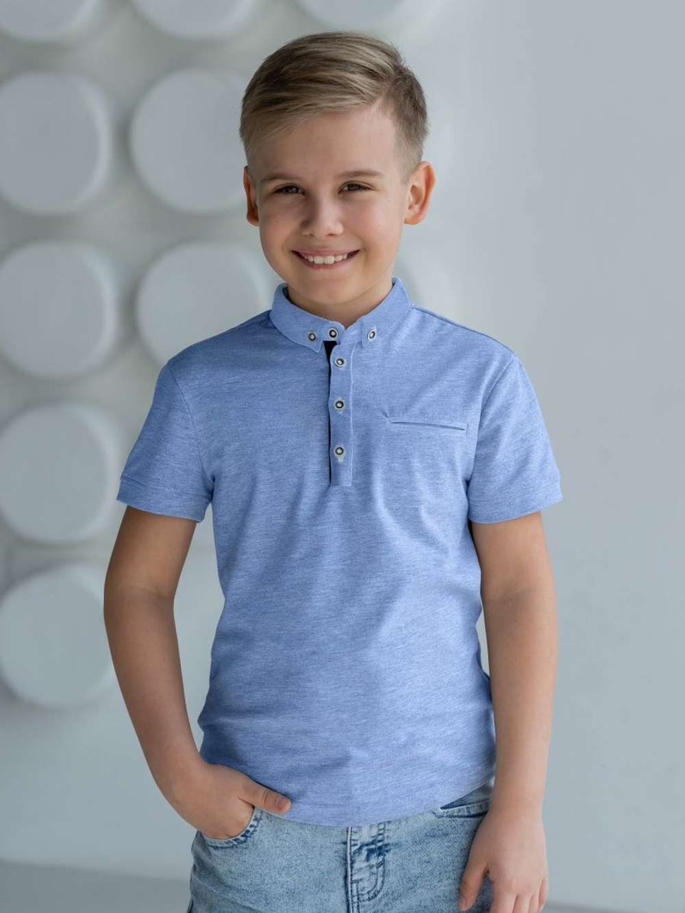 Футболка-поло из хлопка