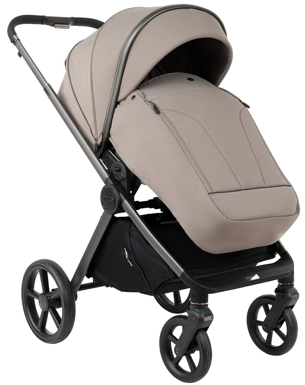 Детская коляска Pituso Teffy 3 в 1 с автокреслом Santiso Pro Black Hazel/Graphite
