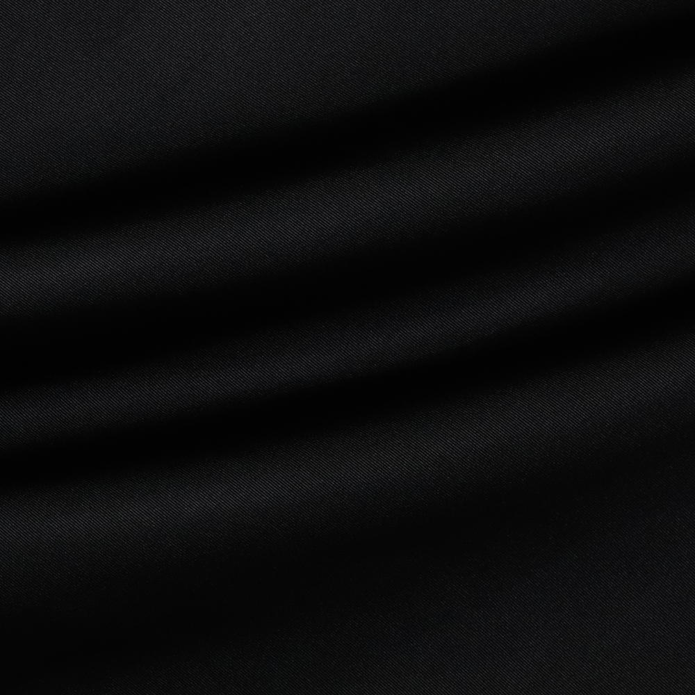 Чистошёлковый репс жемчужно-чёрный (114 г/м2)