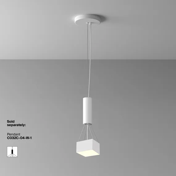 Потолочный светильник Зон / Zon 12 Вт 3000 К 120° Technical c032cl-12w3k-sq-w