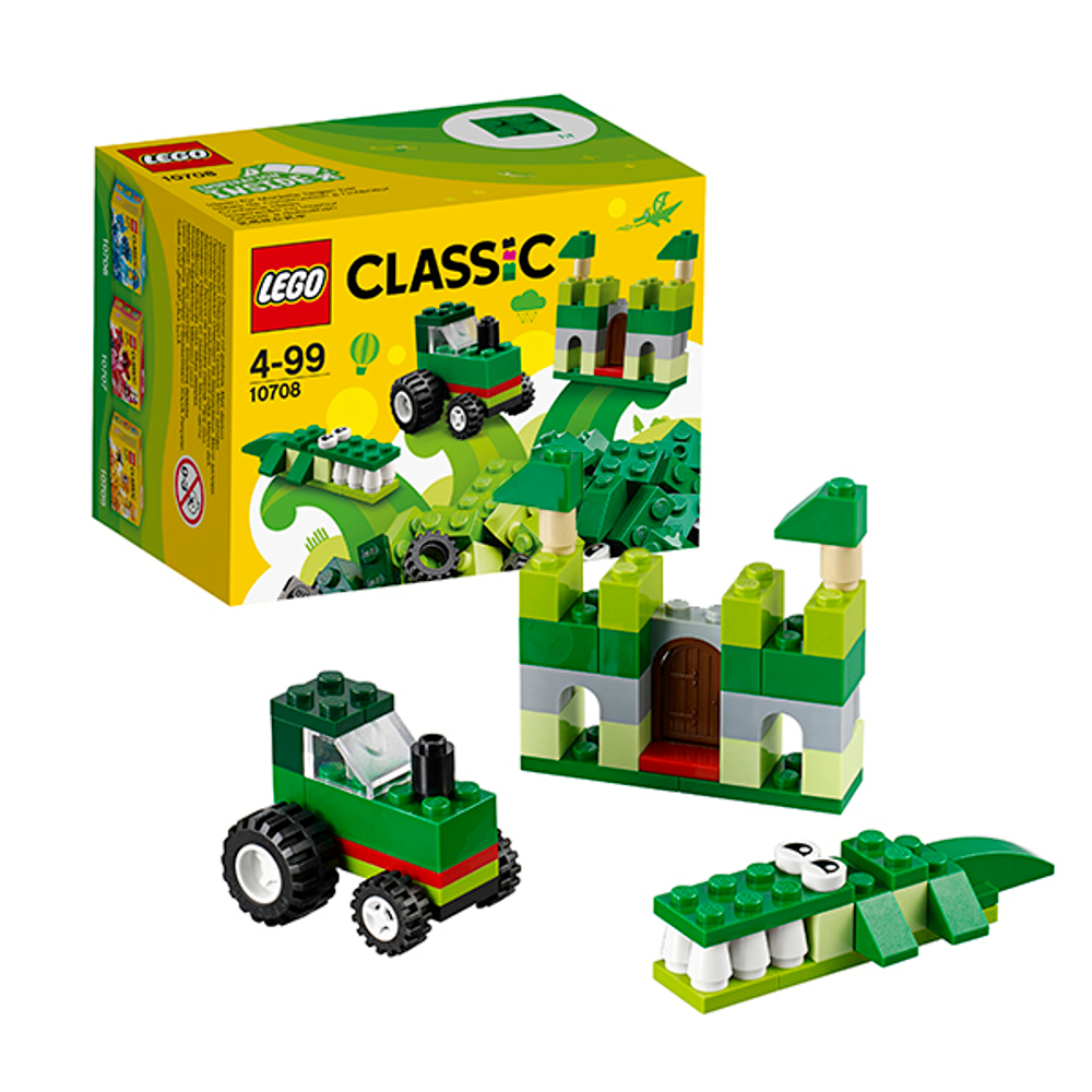 LEGO Classic: Зелёный набор для творчества 10708 — Green Creative Box — Лего Классик