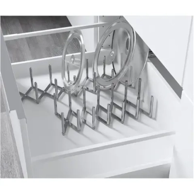 Подставка для крышек 48,7(5,5)*13*7см «SKANDI» (раздвижная)