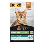 Корм сухой Лосось, для стерилизованных кошек Pro Plan Cat Adult Sterilised , 10кг