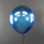 Шар (18''/46 см) Синий, хром, 1 шт.