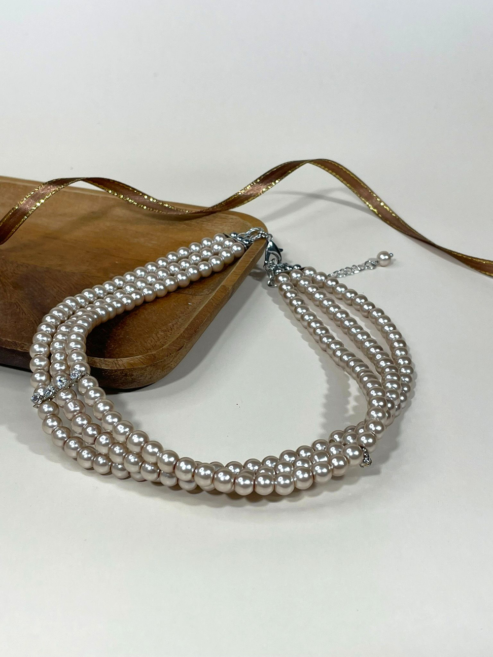 Чокер жемчужный 40 см