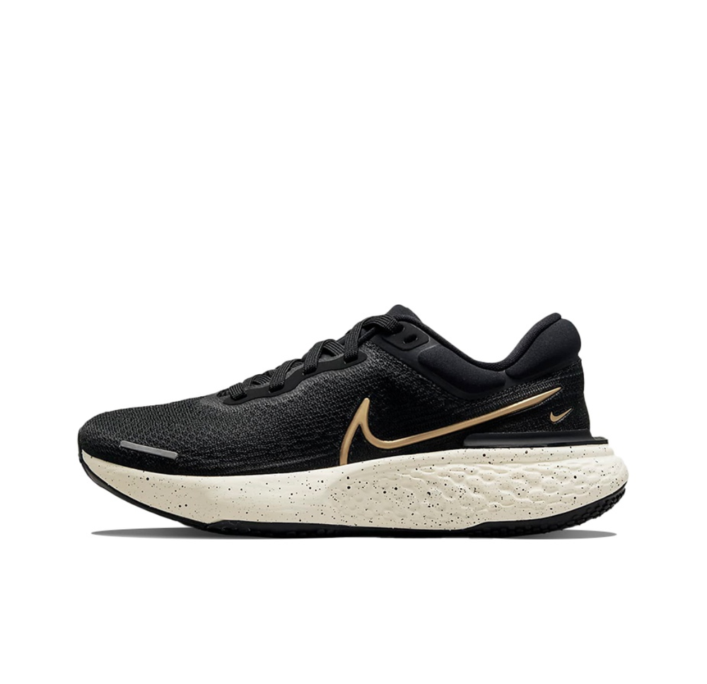 Женские кроссовки Nike ZoomX Invincible Run Flyknit 'Black Metallic Gold' CT2229-004