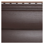 Сайдинг Tecos Ardennes Двойной оцилиндрованный брус Арабика 3660х230 мм