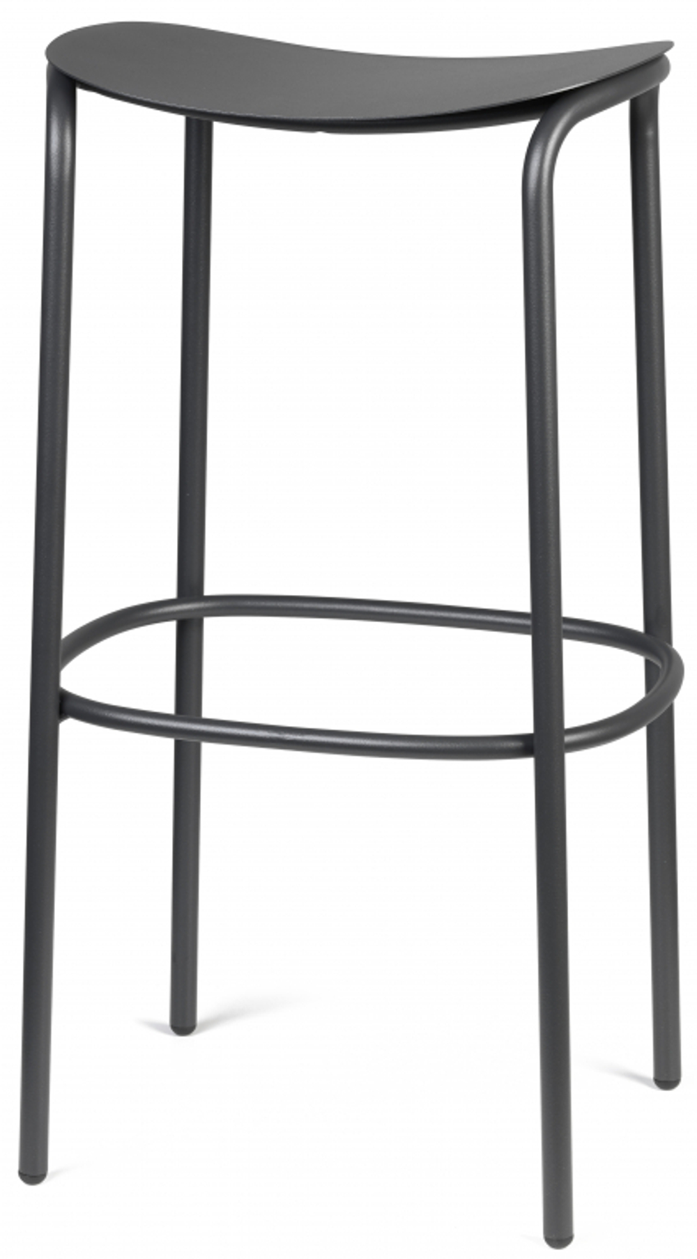 Табурет металлический барный Scab Design Trick, антрацит