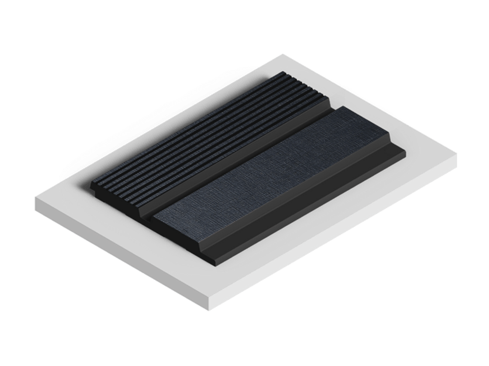 Стеновая панель HiWood декорированная, 270x12 см