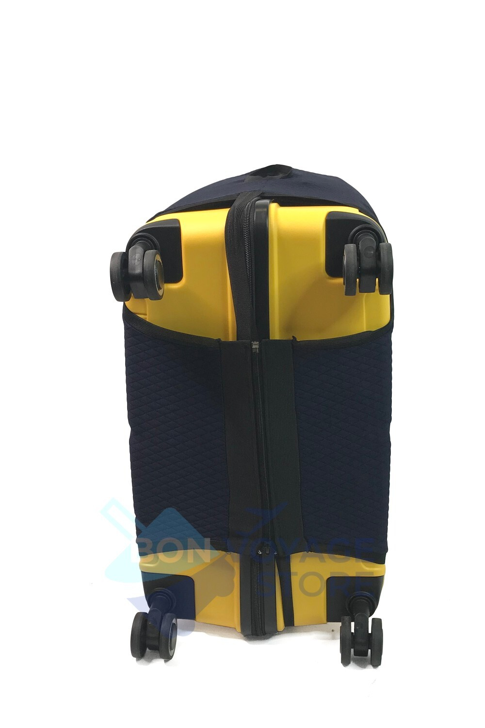 Чехол для чемодана L однотонный темно-синий 01368