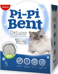 Pi-Pi Bent Deluxe Magic white комкующийся, коробка 5кг.