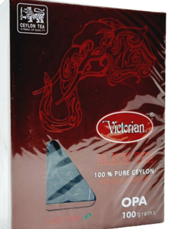 Чай чёрный листовой Victorian OPA Premium 100 г, чёрный чай, высшего сорта, ароматный цейлонский чай