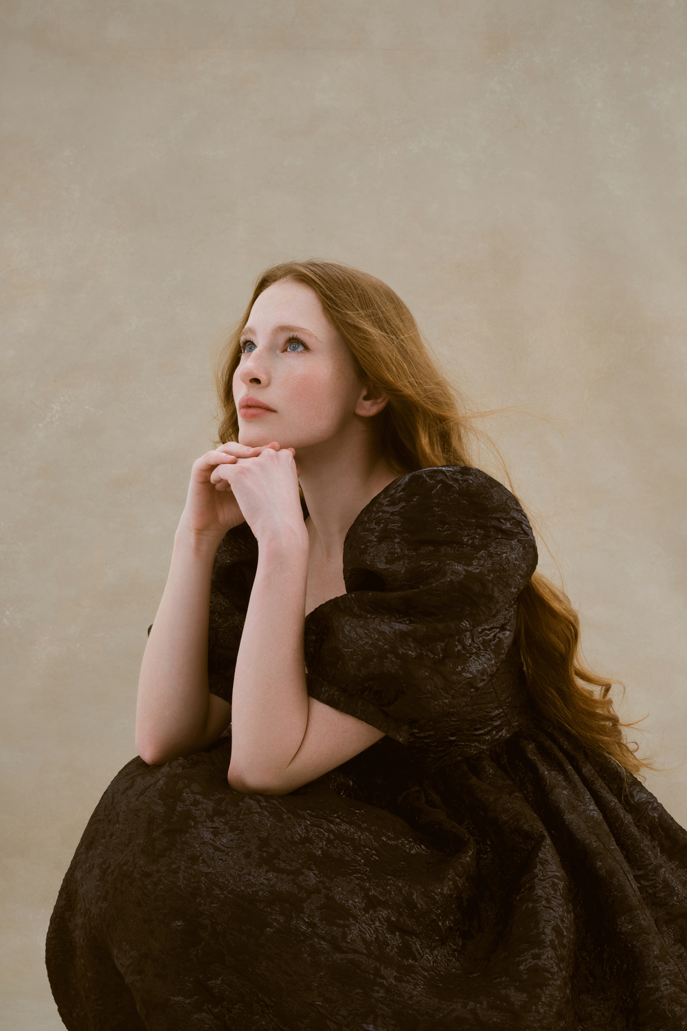Royal black dress
