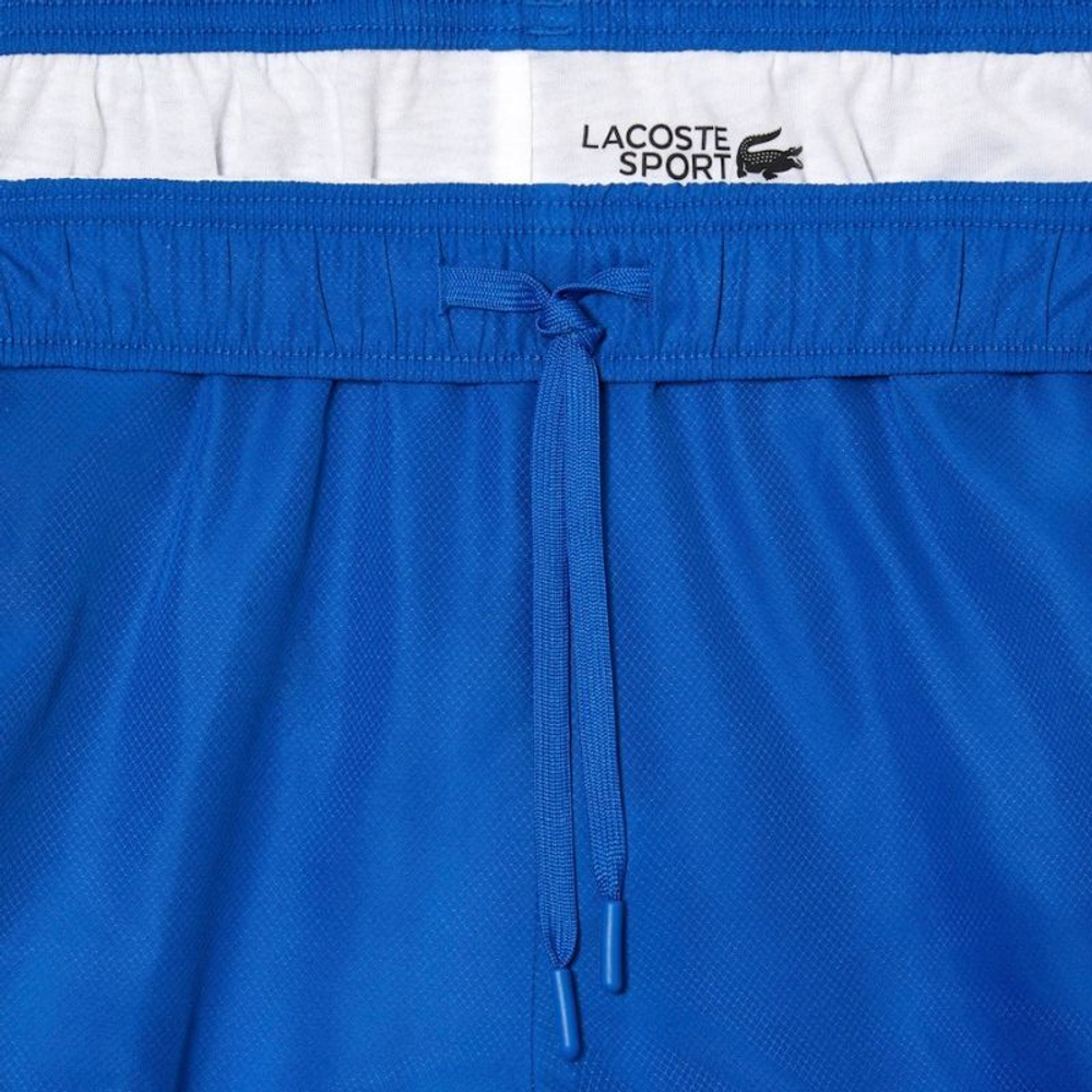 Мужские теннисные шорты Lacoste Recycled Polyester Tennis Shorts - blue