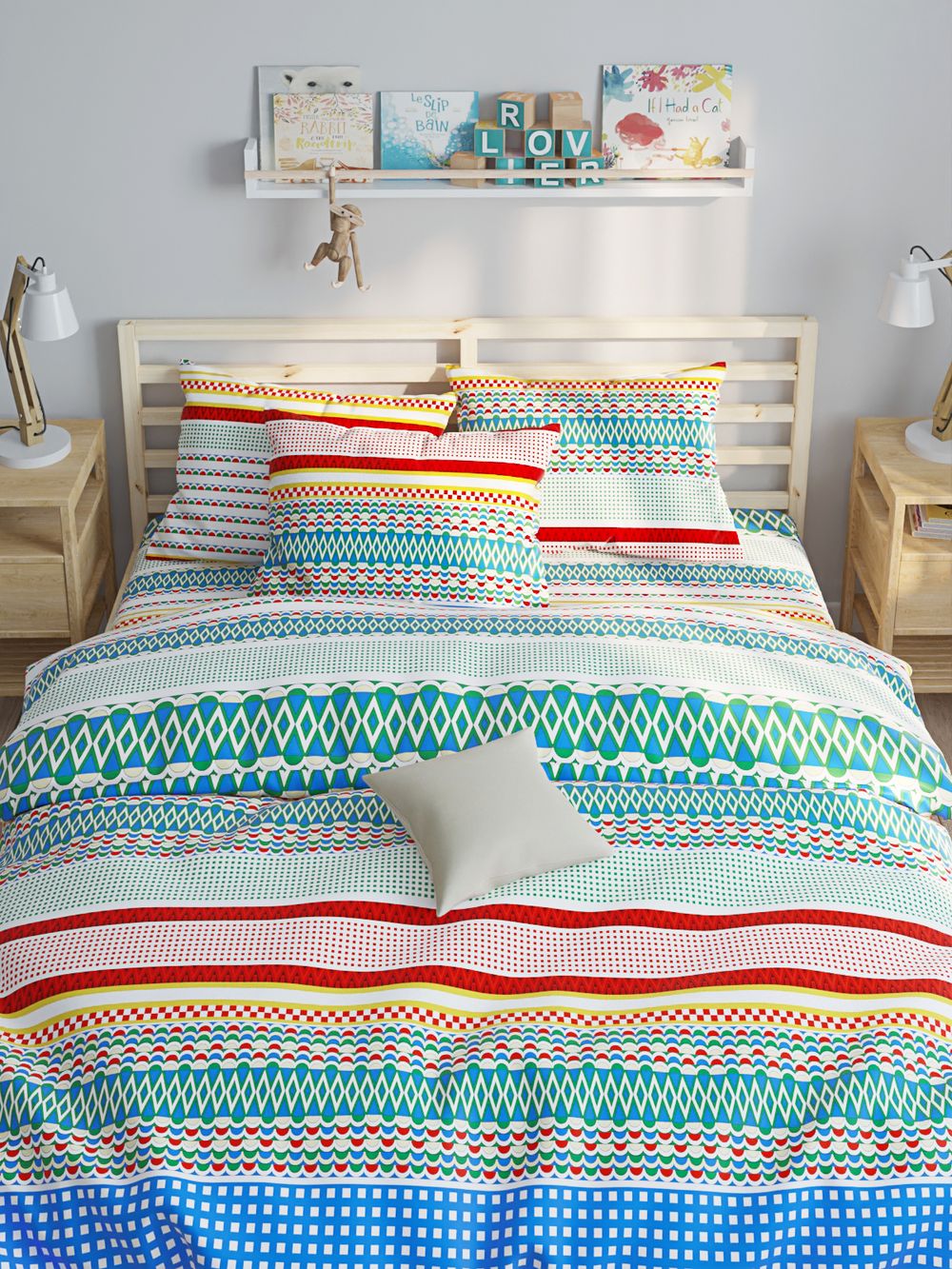 Простынь Сказка "Москва (компаньон)" 240х215 см, поплин