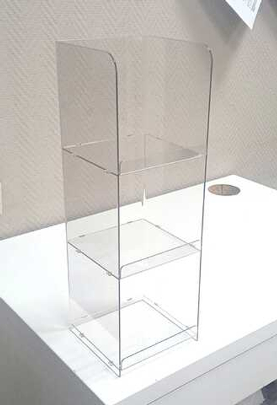 Стойка для товаров, аптечных товаров 130х130х406 3-х яр