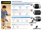 STAYER 13 мм, 1/2″, ударный сверлильный патрон с ключом для дрели, Professional (29055-13-1/2)