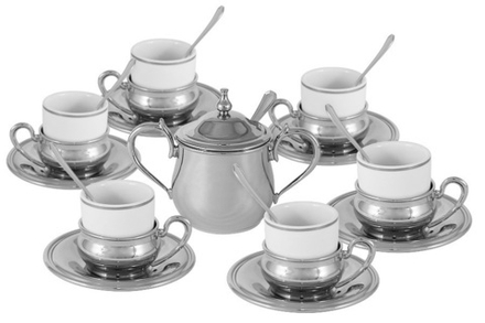 Chinelli Кофейный набор на 6 персон Экстра-люкс