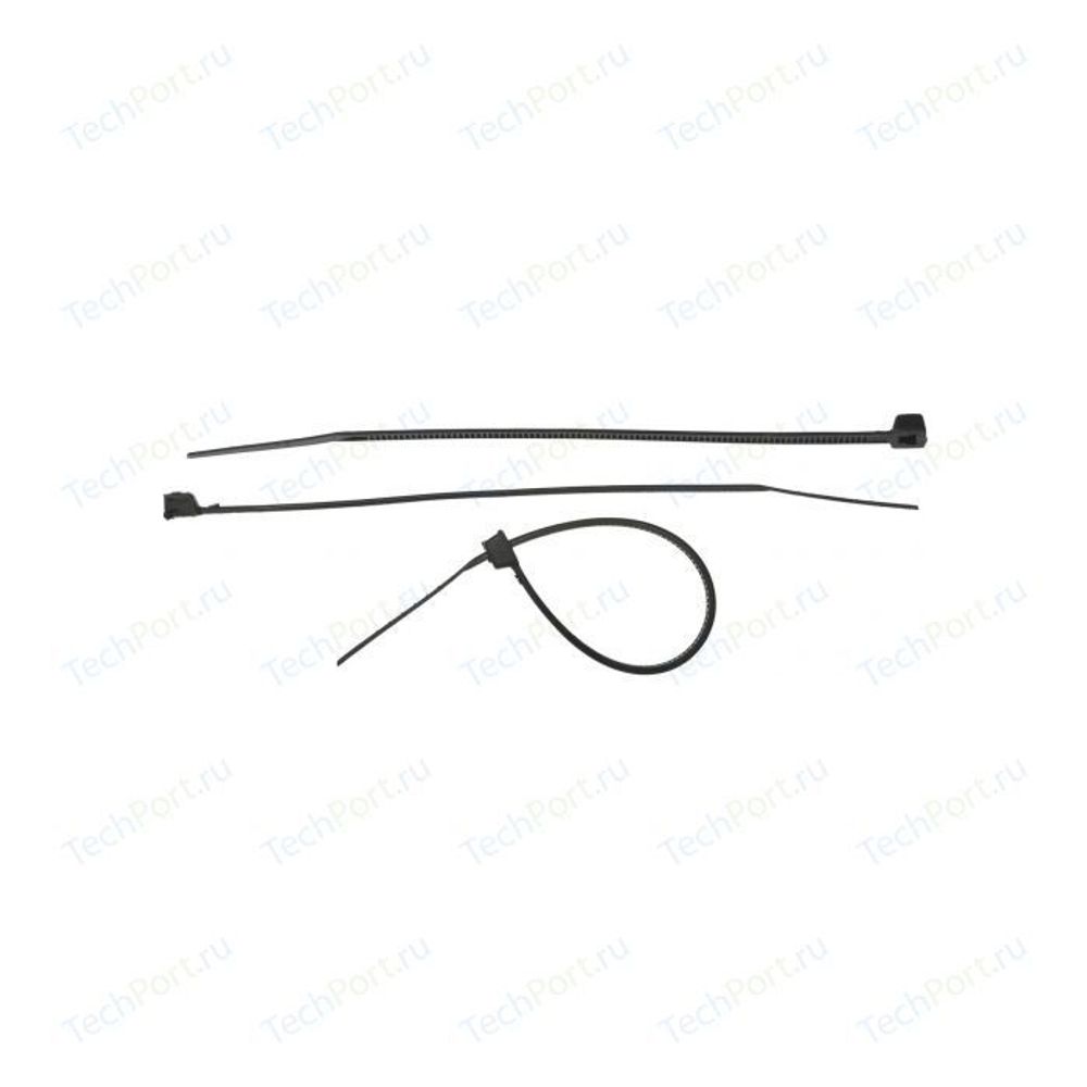 Хомуты ЗУБР нейлоновые, в п/э пакете черные 3,6ммх250 мм 50 шт