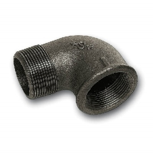 Угольник чугунный неоцинкованный 90° переходной внутренняя/наружная резьба