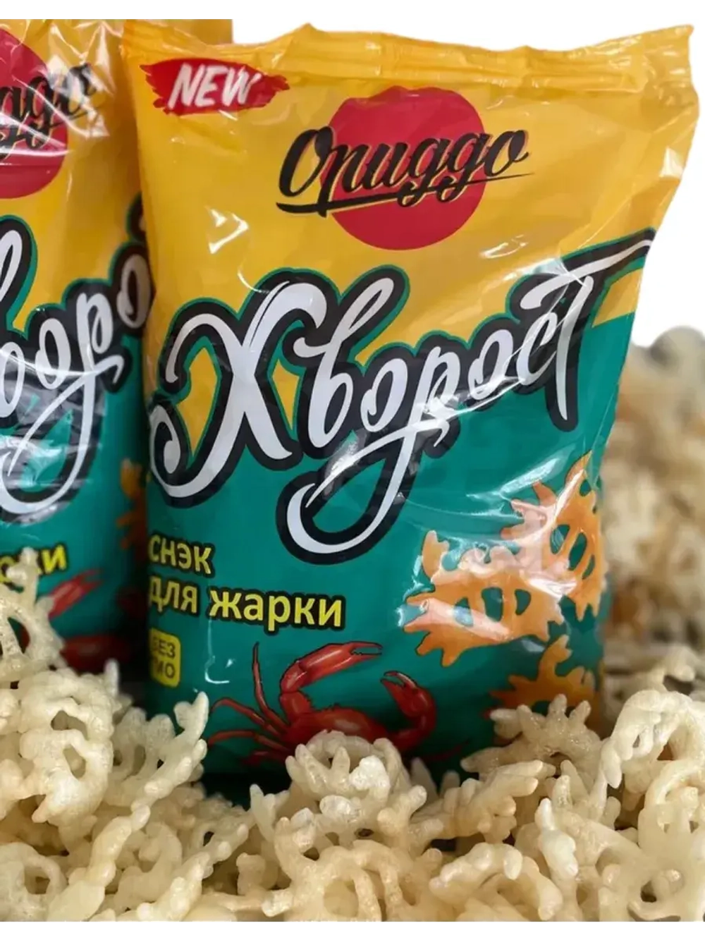 Хворост снэк для жарки Крабики 300 г