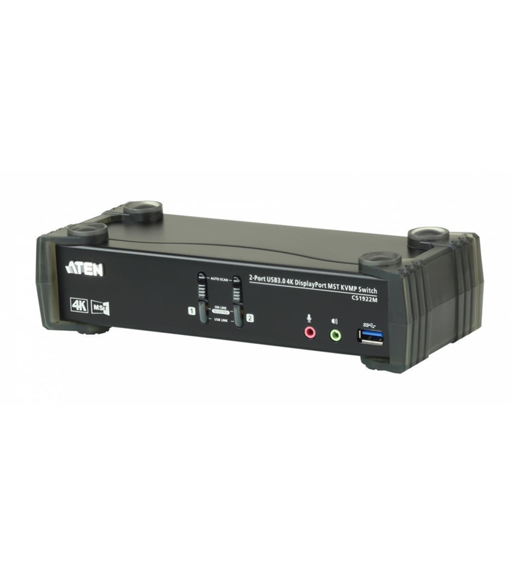 Квм переключатель ATEN 2P USB 3 4K DisplayPort MST KVMP Switch