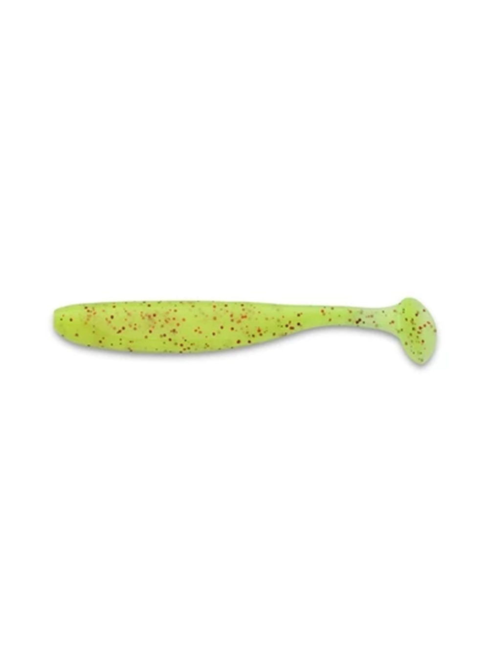 Приманка силиконовая Keitech Easy Shiner 4" PAL #01 Chartreuse Red Flake, 3 упаковки по 7 штук