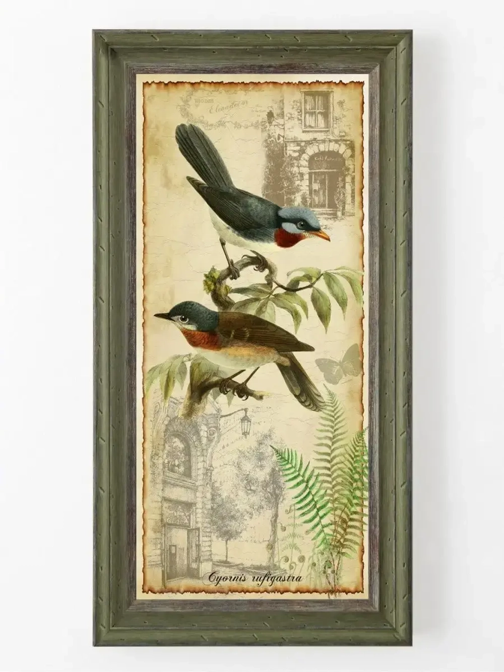 Картина стену интерьерная на холсте 26*50 см