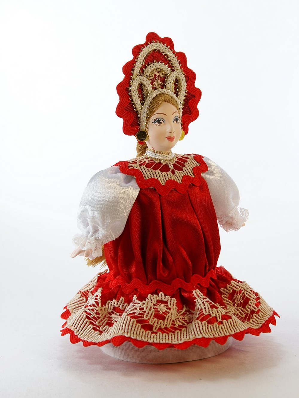Кукла коллекционная Прасковья в русском костюме