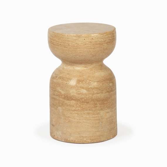 Кофейный стол Sand Ø28х45 см, бежевый индийский мрамор