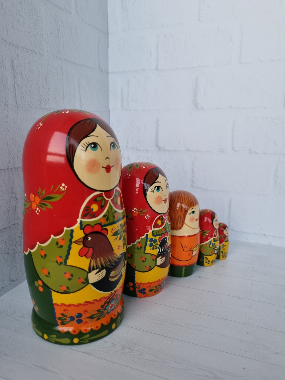 Матрешка "с курочкой" традиция 5мест
