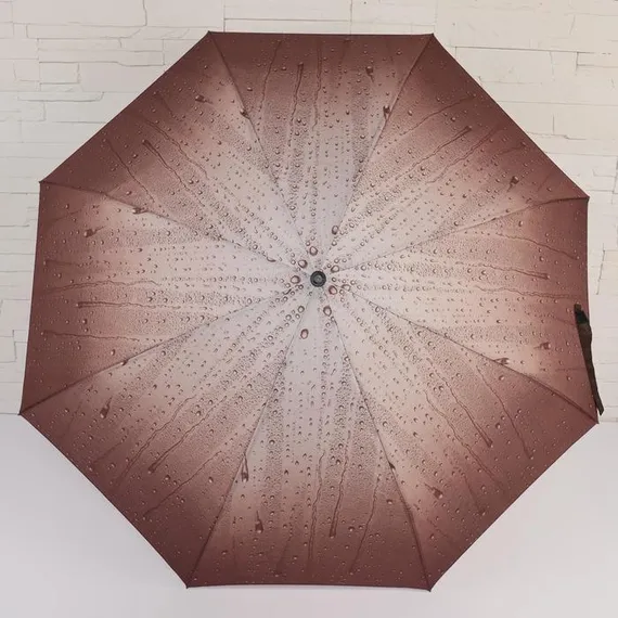 Зонт механический «Капли дождя», 4 сложения, 8 спиц, R = 48 см, цвет МИКС