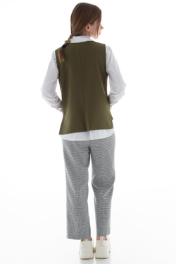 Жилет женский 3197зп, Болотный #69Б063197зп