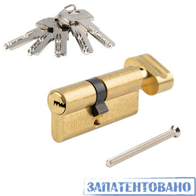 Цилиндр Апекс SM-70(30/40C)-C-G зав/кл золото перф